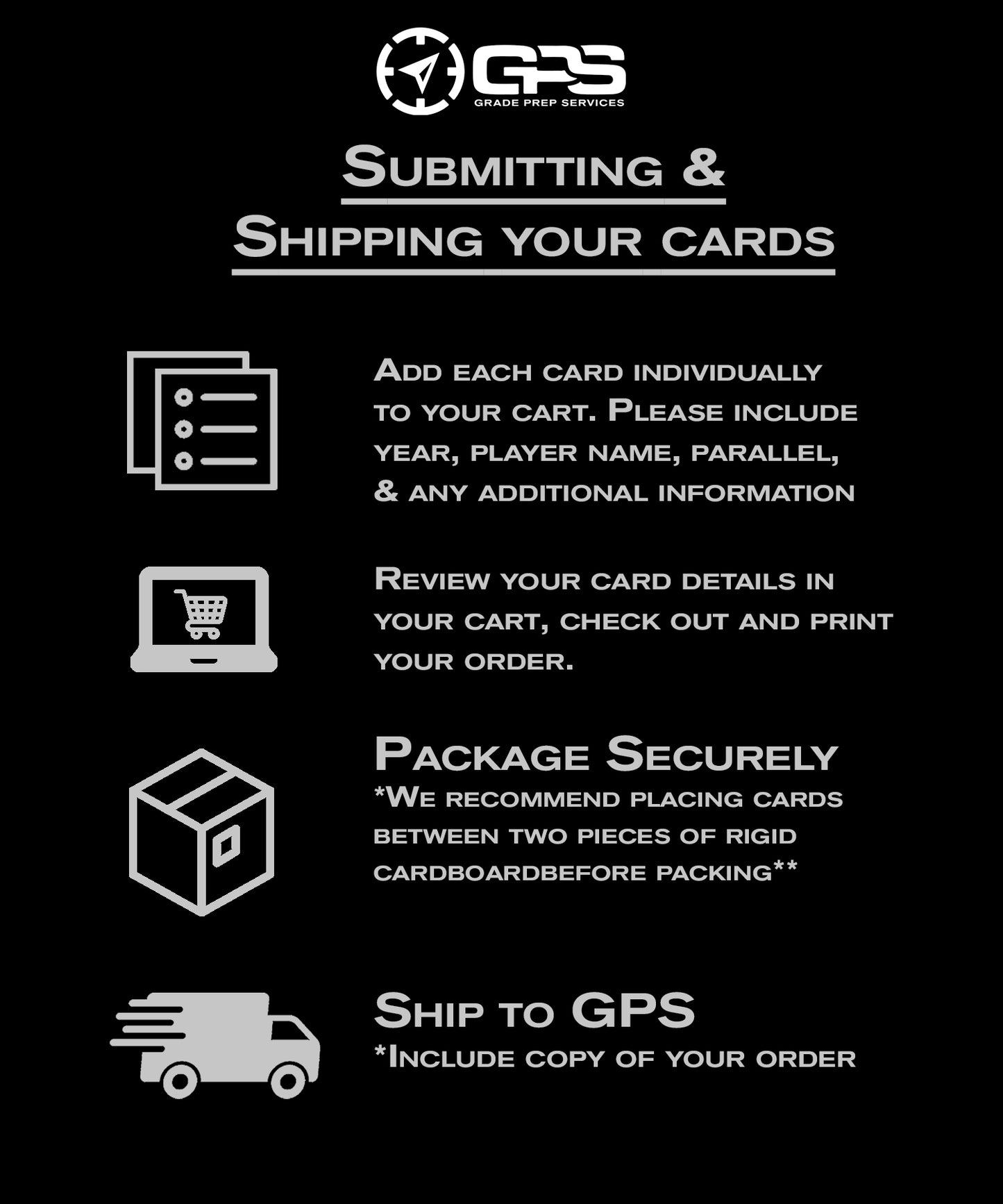 Card Prep Service